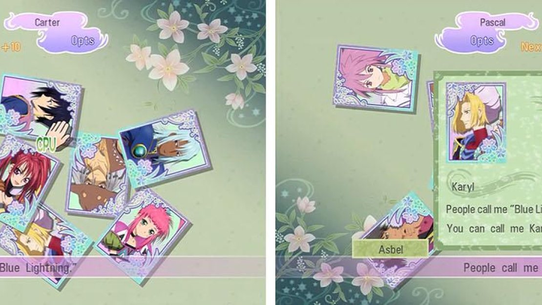 Use the description to match the lines with the correct card for some extra titles.