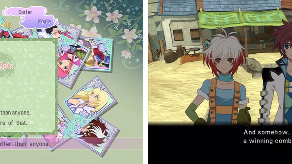 Beat the Magic Carta game on Hard for more costume titles and a skit.
