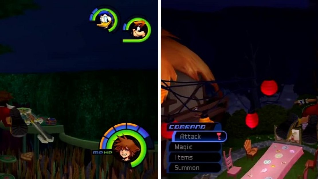 This chest (left) is now accessible with Glide. There are some more goodies in the Tea Party Room (right).
