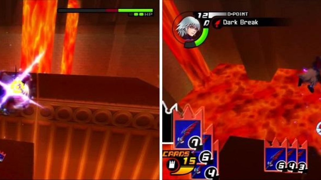 Business as usual here as you target Iago (left). You can get a couple hits off Iago with Dark Break (right).