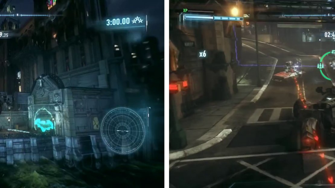 Hit the ramps square on to make the jumps (left). Save up your special meter to use during the final drone Tank fight (right).