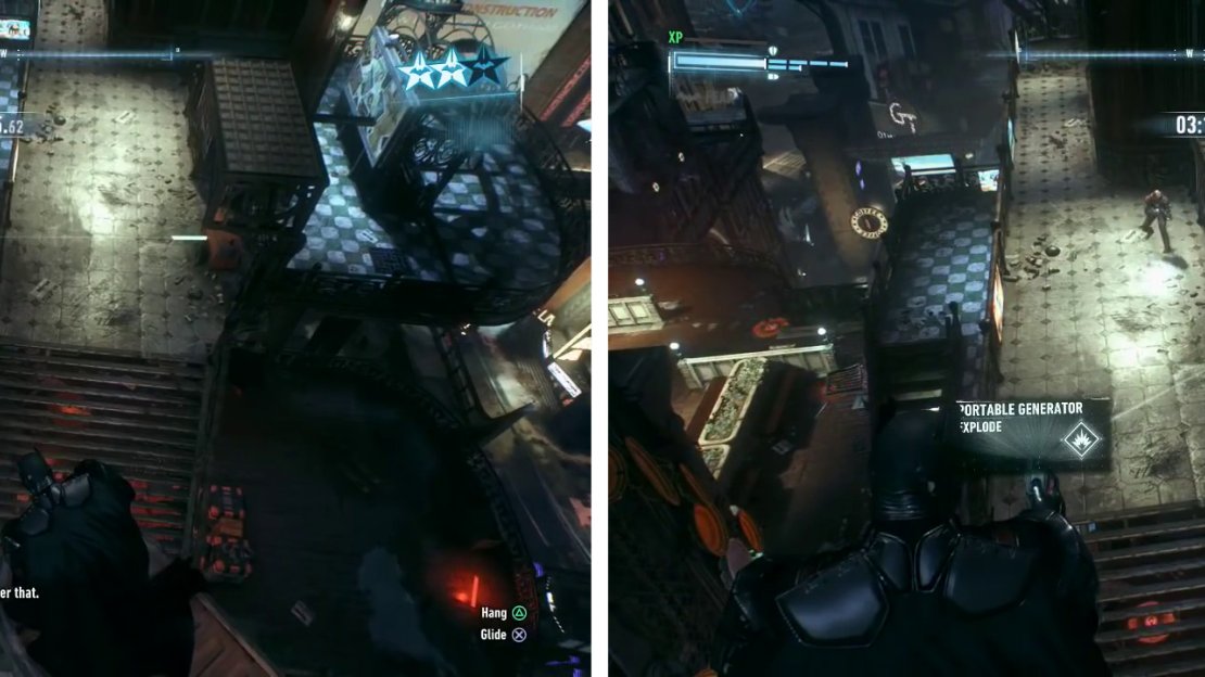 Use the Voice Synthesizer and the Remote Hacking Device to lure an a enemy into an explosive KO!