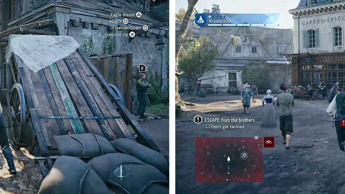 Ignore the ramp and run to the left of the building in the screenshot above.