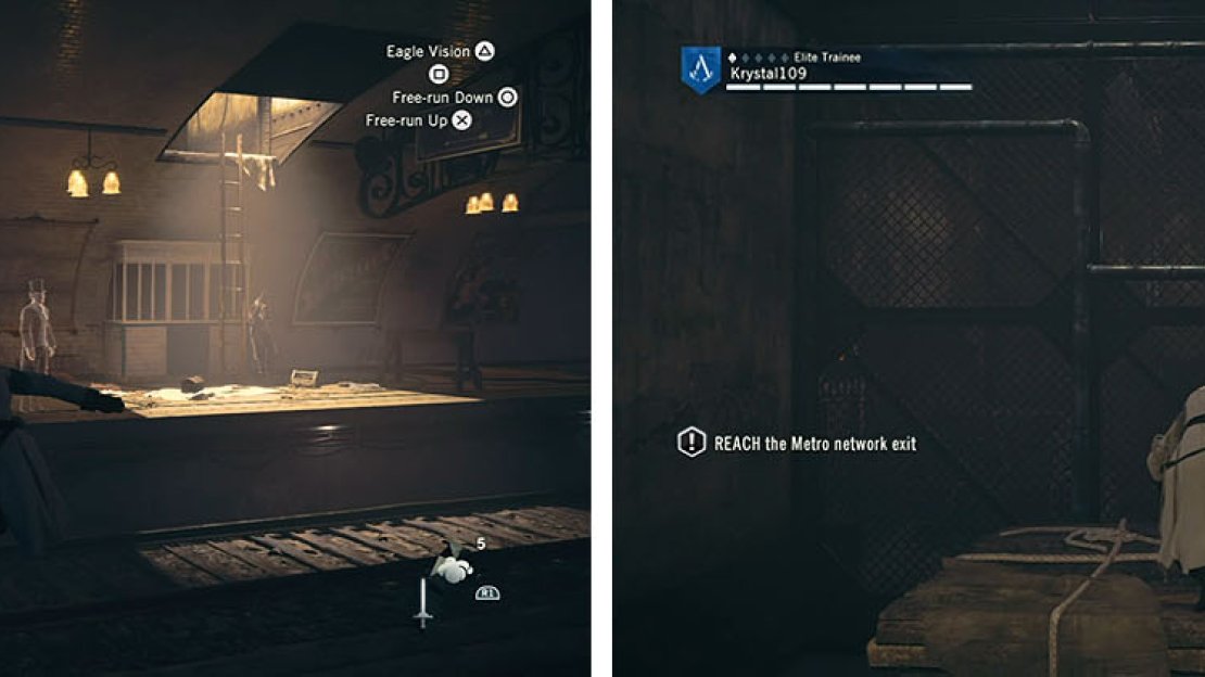 Make your way through the metro’s tunnels in search of an exit.