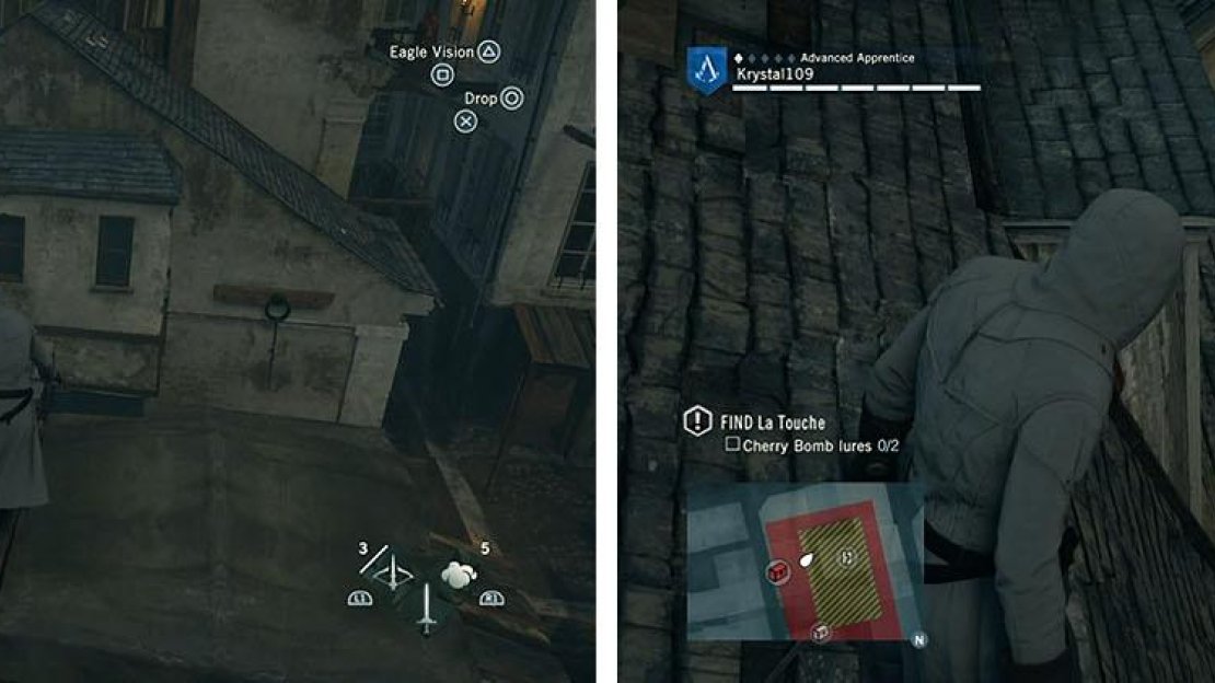 Make sure to take out the guards that pose a threat before you head inside to find La Touche.