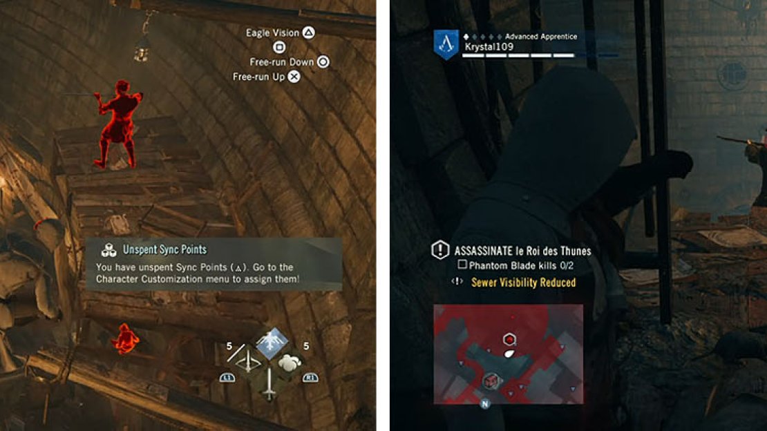 Kill the sniper as you make our way to the locked door that leads behind your target and line up a Phantom Blade headshot.