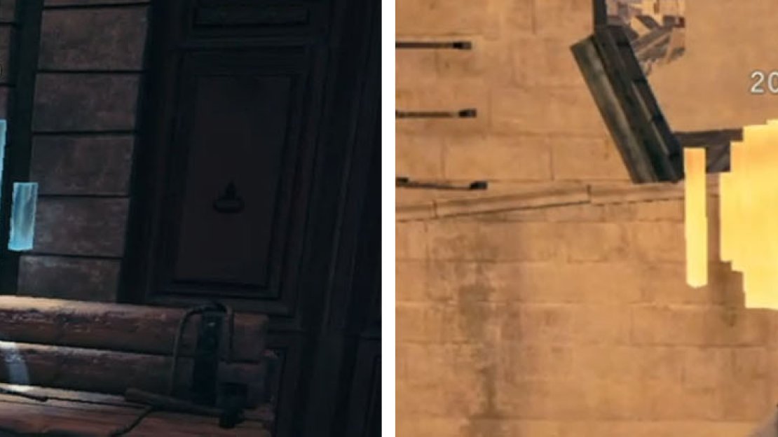 Blue data is worth 10 pts and usually comes in sets (left). Yellow data is worth 20 pts and sometimes moves in a loop to make it more difficult to run over (right).