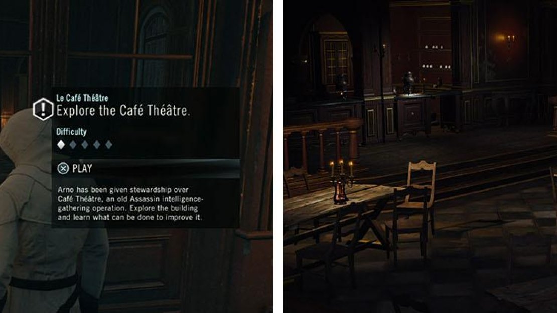 Head to the Cafe Theatre at the start of Sequence 03 to unlock Arno’s HQ.