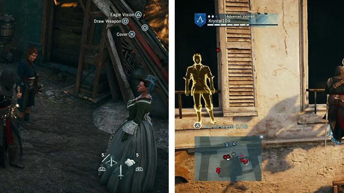 Meet up with Napoleon and then clear the courtyard of enemies.