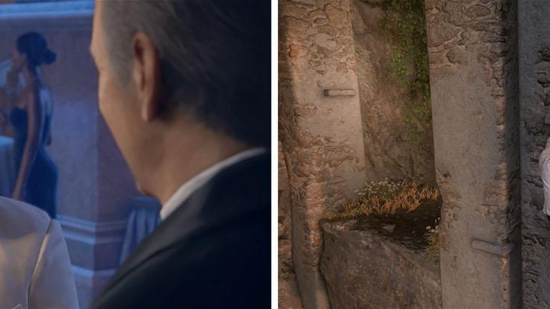 After seeing Rafe, drop onto the ledge near the central column to find a treasure.