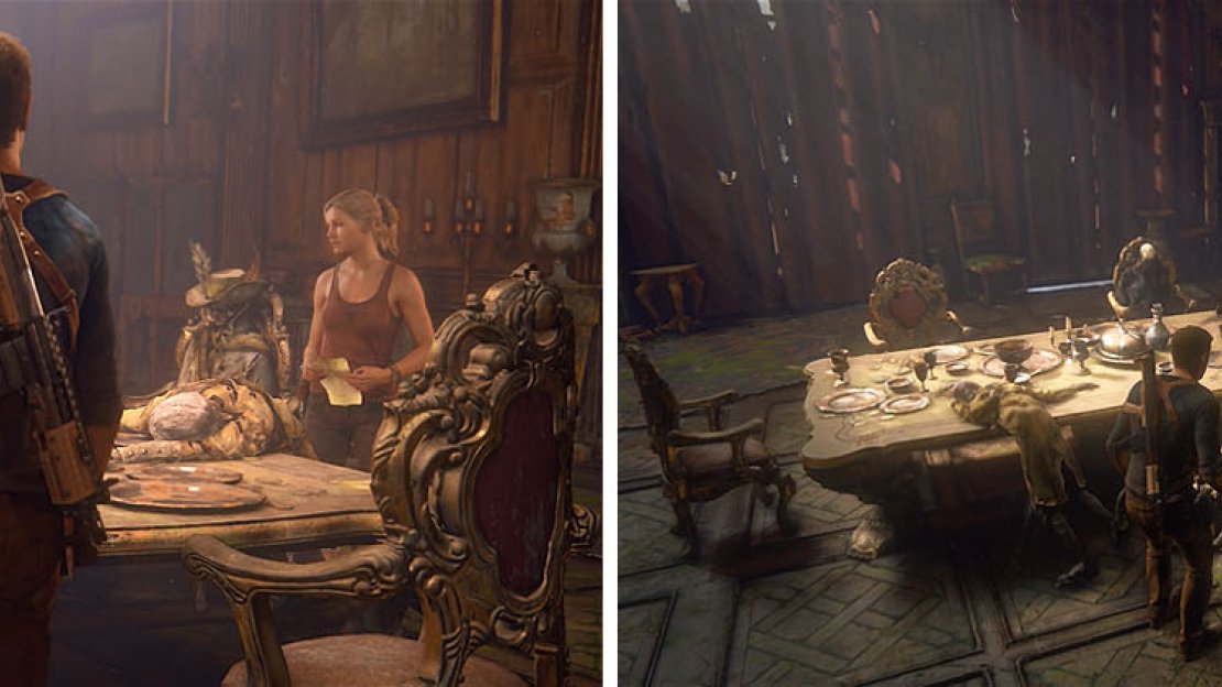 After the cutscene, examine the table for the final journal entry.