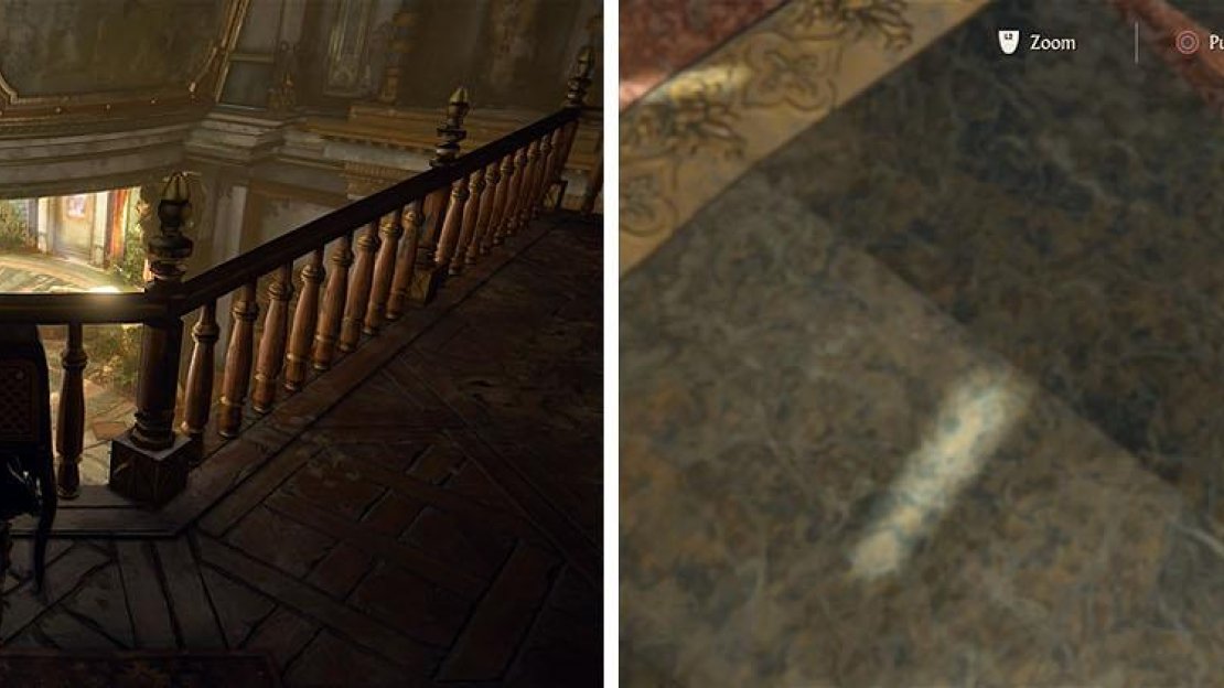 Make sure to grab the treasure upstairs and then locate Sam’s light on the floor.