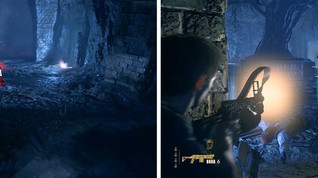 You’ll want to deal with the two enemies carrying shotguns before any others.