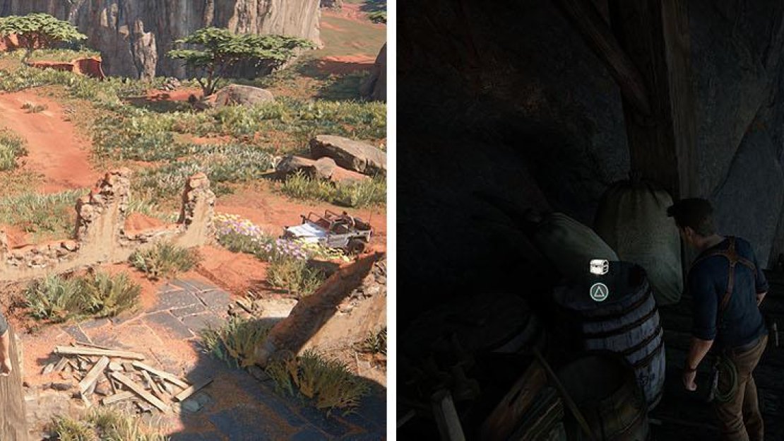 Left: Sawasa Ware Tobacco Box / Right: Eroded Flintlock Pistol