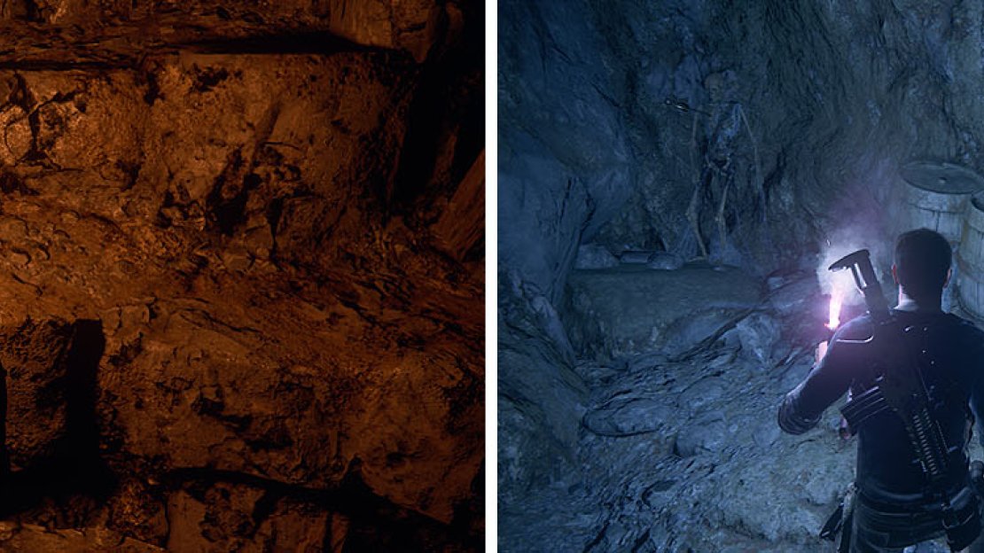 Left: Ancient Stone Vessel / Right: Mughal Decorative Cudgel