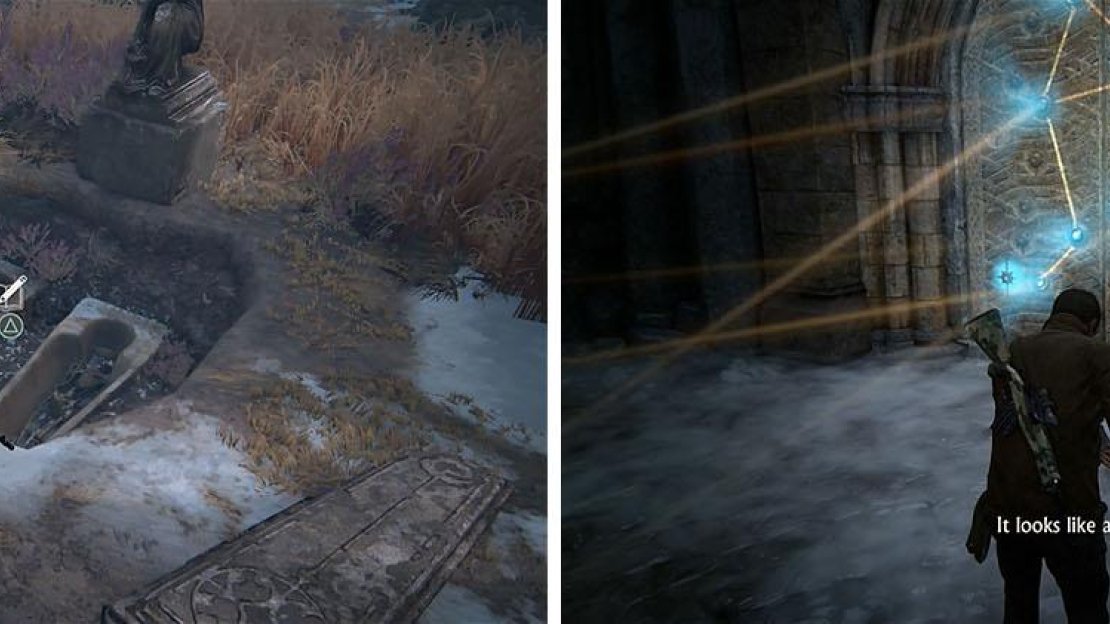 Left: Excavated Graves / Left: Constellation Sketch