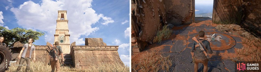 Left: Signal Tower / Right: Bonny&rsquo;s Sigil