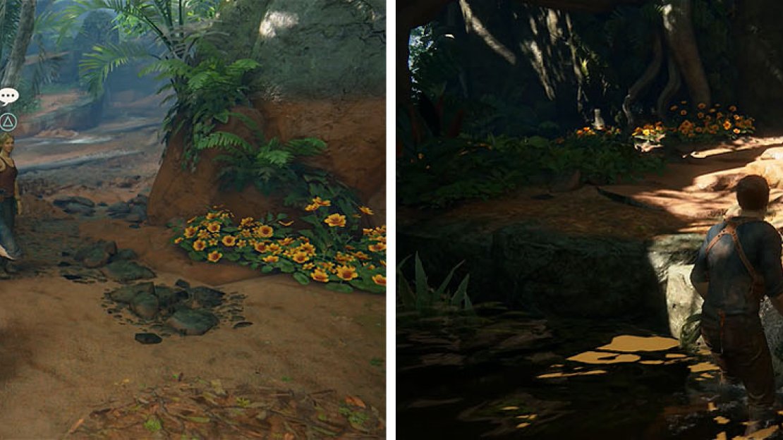 Left: So… have you been here long? / Right: Did ah, Sully fill you in