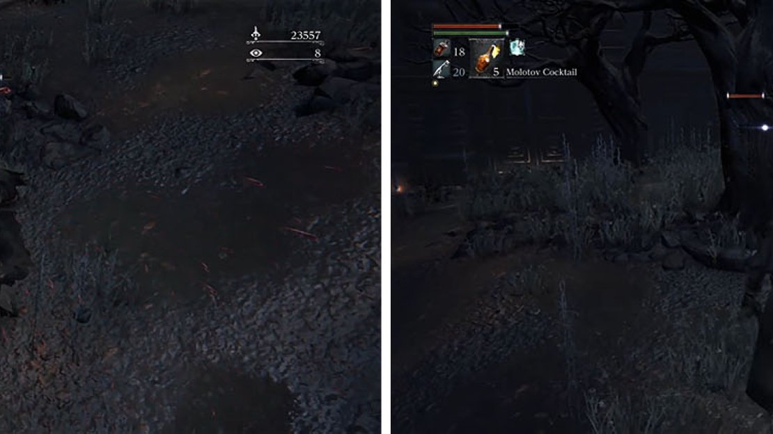 Start the fight with a visceral attack and then use the trees for cover from his gunfire.