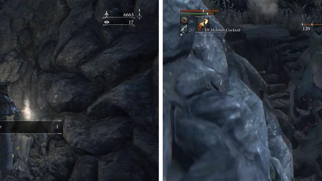 Grab the Madman’s Knowledge by the shortcut before continuing and fighting on the steps.
