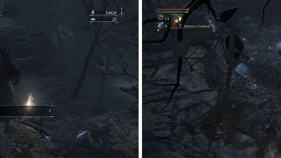 Grab the Graveguard Mask and then drop down to the area below the gap.