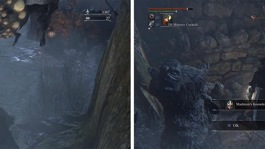 Watch out for the sneak attack and then pick up the Madman’s Knowledge.