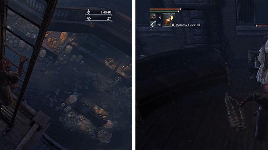 Use the ladder to lose the Hunter and then sneak up behind her to for a visceral.