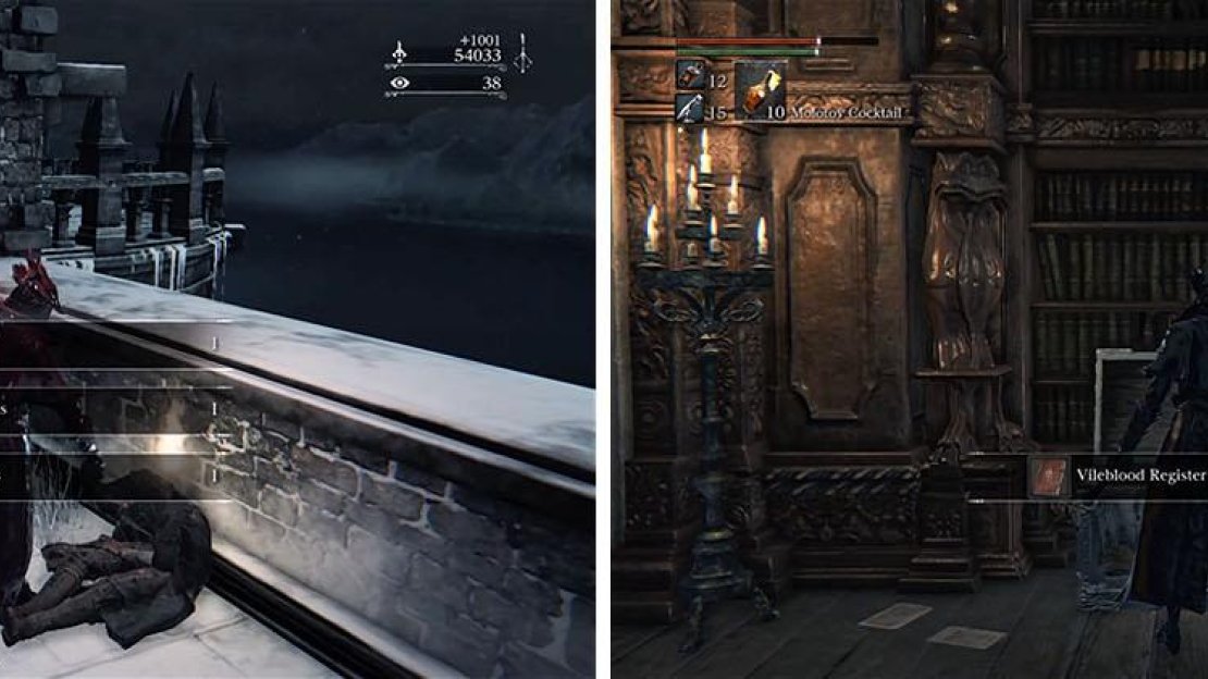 Make sure to get the Executioner’s Set and the Vileblood Register near the elevator.