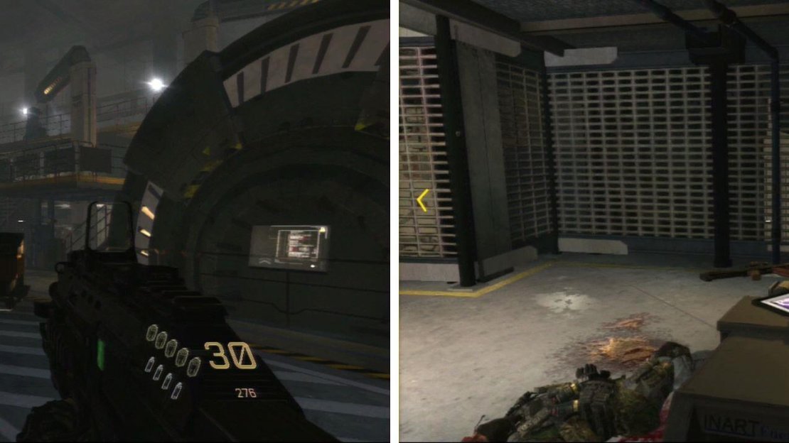 There are 2 areas similar. The first one you come across has the Intel.