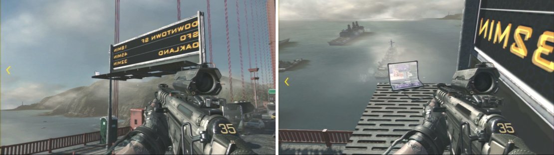 There&rsquo;s a trailer underneath. Jump on it and Double Jump upwards to get it.