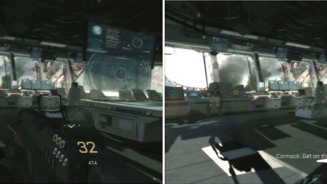 When you get to the bridge, check the central table to find it.