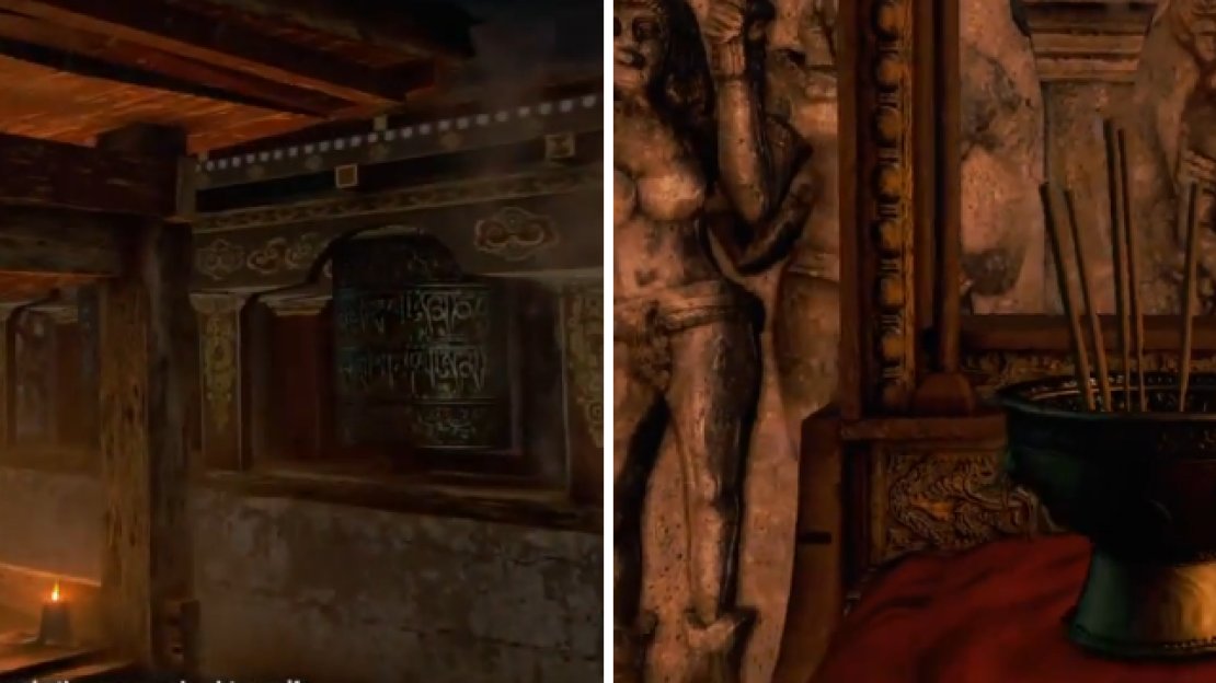 There are four different Karma opportunities in this mission, with Mani Wheels (left) being the most important one, as they are one of the game’s collectibles.