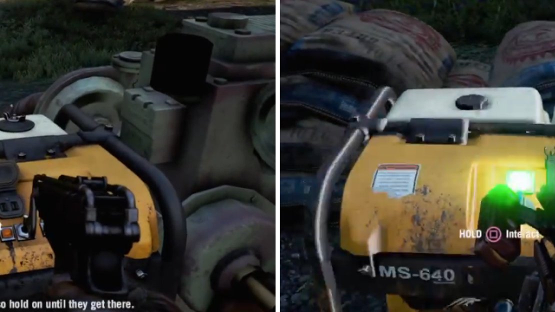 It’ll be important to know the location of the generators that start the sprinklers, especially if the enemies happen to catch them on fire.