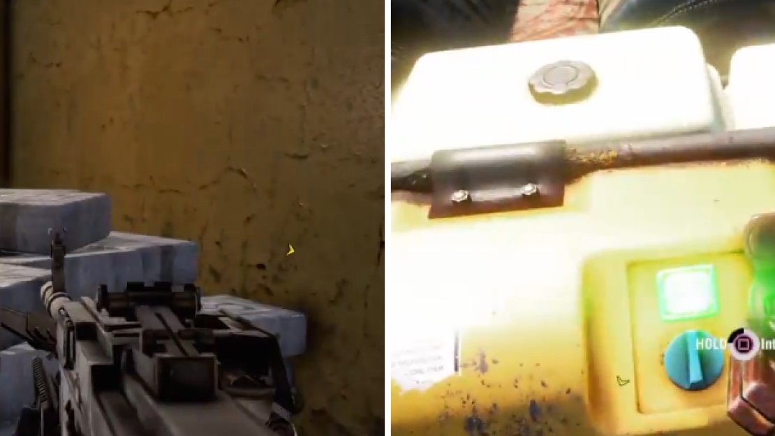 The opium stacks (left) need to be burned, so something like Molotovs will work. Sometimes, you’ll find sprinklers on (right), so destroy or shut off the generator before going after the fields.