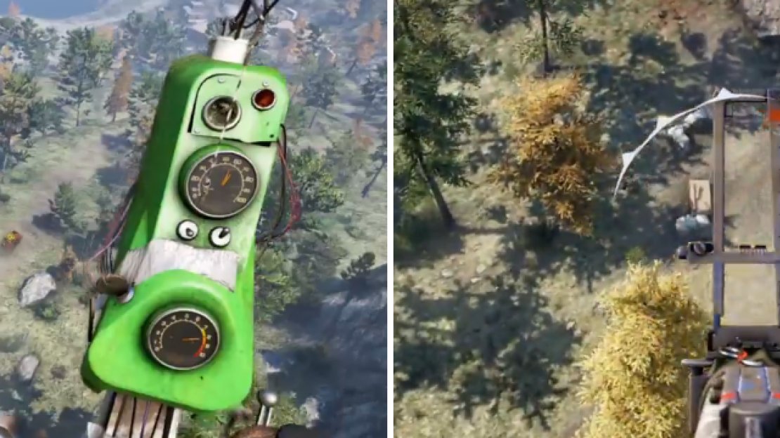The gyrocopter gives you a nice vantage point on the smuggler while following him, plus you can rain destruction on the enemies guarding the vault with the grenade launcher.