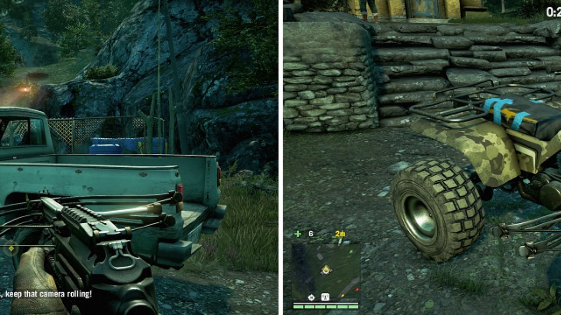 You’ll be required to actually switch vehicles while in the middle of the race, so make sure you do it quickly.