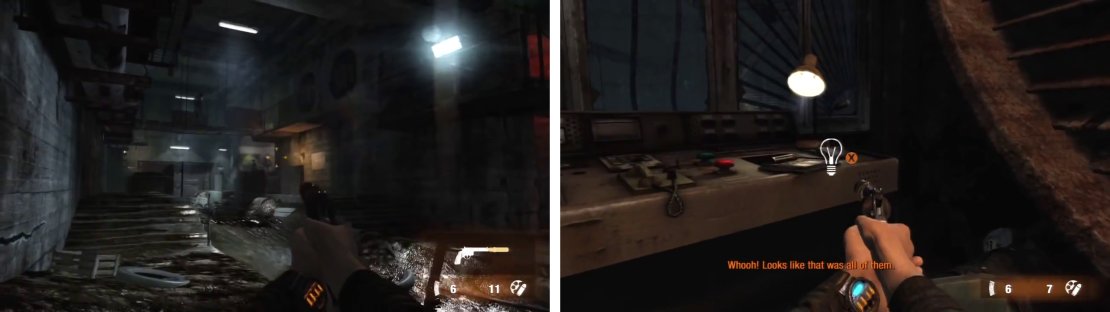 After clearing the final room, pull the lever near the controls (right) to free the prisoners for an achievement/trophy and a morality point.