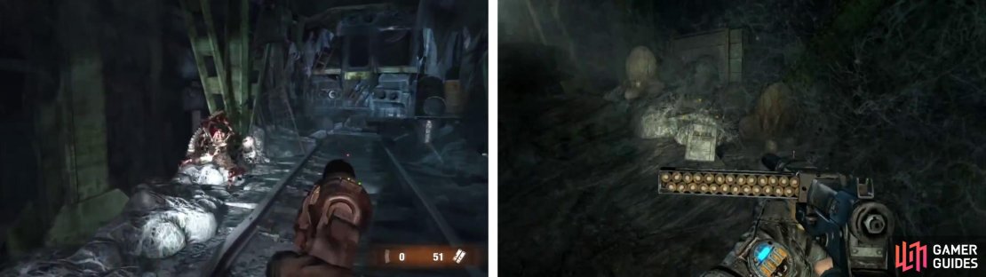 make your way along the train track and look to the right after reaching the top of the train car for a Diary Page (right).