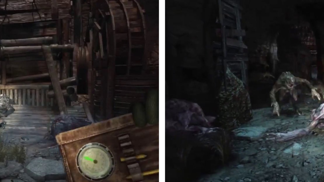 Pull the lever on the left (left) and defend yourself from watchmen until it arrives.