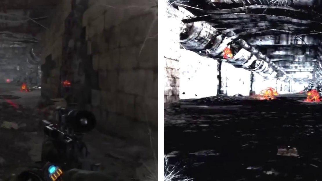 Intermitently, your view will change and show the enemies on the map.