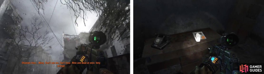 After entering the first building, you’ll find the Diary Note on a table (right).