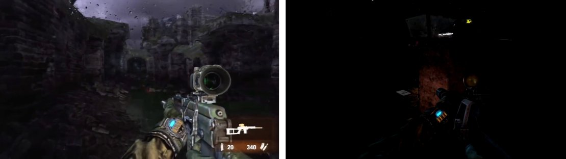 When you reach the ruins (left). Find the hidden tunnel and follow it until you reach a glass casket to find a Diary Note below it (right).