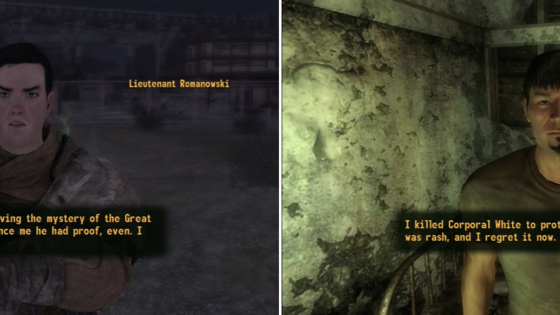 Lieutenant Romanowski will direct you to Anderson in Westside (left). Anderson will, if you pass an Intelligence check, admit to being responsible (right).
