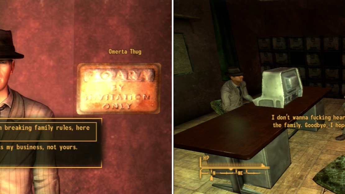 Show Cachino’s Journal to the Omertas to earn their trust (left) and in this case, Cachino’s loss is your gain (right).