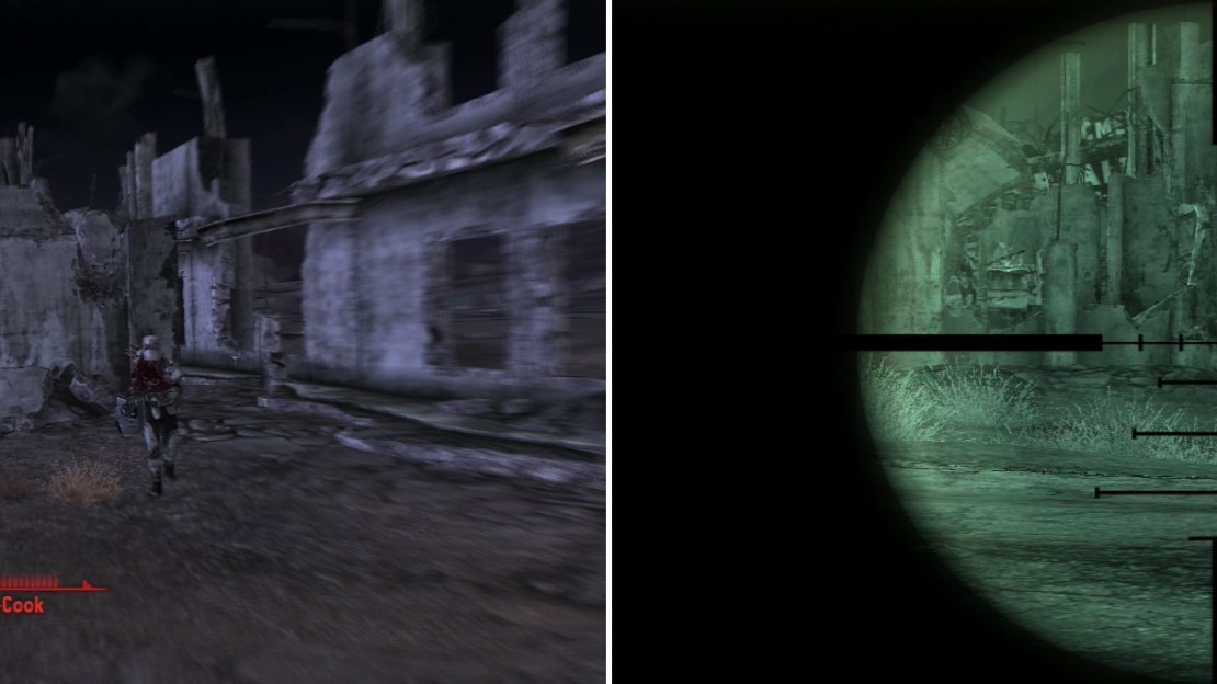 You can engage Cook-Cook directly (left), or you can send him into a rage by killing his favored Brahmin (right).
