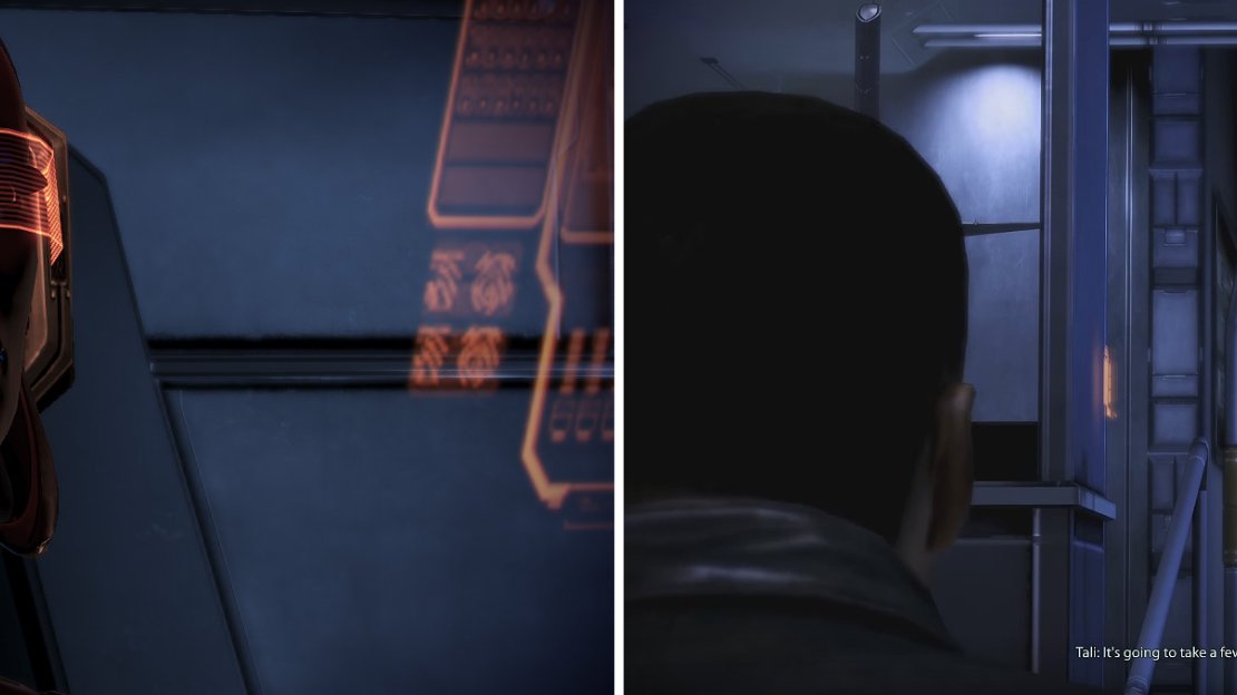 This is the last stop for building crew relationships and finishing off any miscellaneous things you’ve yet to do. Before the Cerberus HQ mission, your love interest will come to you (right).