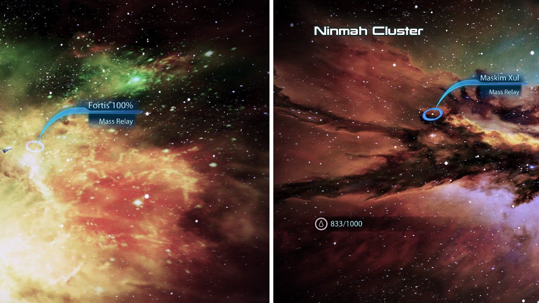 There’s not much here but some Credits and fuel and later, a story mission (left). Other than a story mission, there isn’t much else here (right).