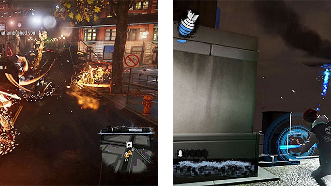 In tracking down Hank, you’ll run into some DUP resistance along the way, including a helicopter (right).