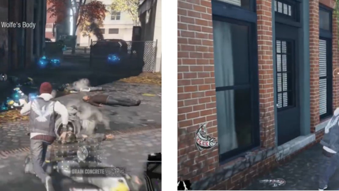 There will be a big battle with the DUP where Wolfe is (left), then you’ll have to find the Dead Drop afterwards, with the location shown on the right.