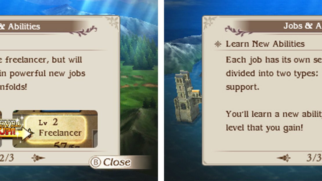 Jobs are specialised “roles” or “classes” that characters can assume.